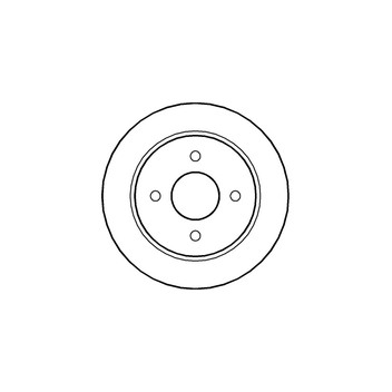 PPF DS5038 - Brake Disc (Rear)