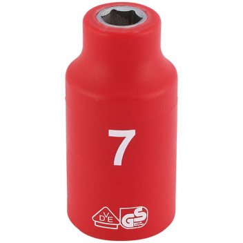 Draper Expert 31500 - 3/8" Sq. Dr. Fully Insulated VDE Socket (7mm)