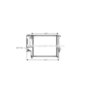 AVA BW2139 - Radiator