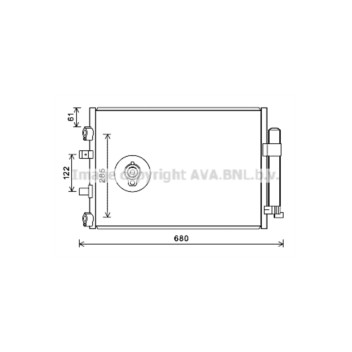 AVA FDA5484D - Condenser (A/C)
