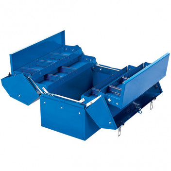 Draper 48566 - 460mm Barn Type Tool Box with 4 Cantilever Trays