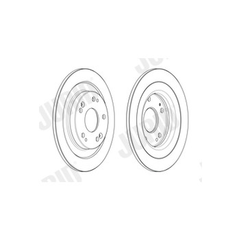 Jurid 563128JC-1 - Brake Disc (Rear)