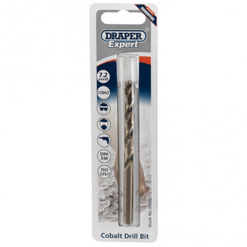 Draper Expert 39232 - Expert 7.2mm HSS Cobalt Drill