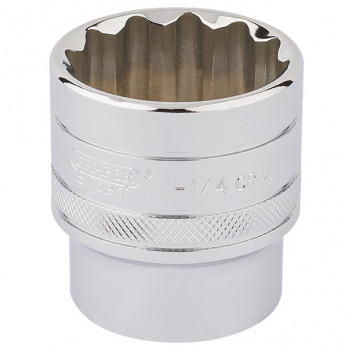 Draper Expert 33729 - 1/2" Square Drive Hi-Torq® 12 Point Socket (1.1/4")