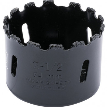 Draper Expert 34951 - Expert 64mm Tungsten Carbide Grit Hole Saw