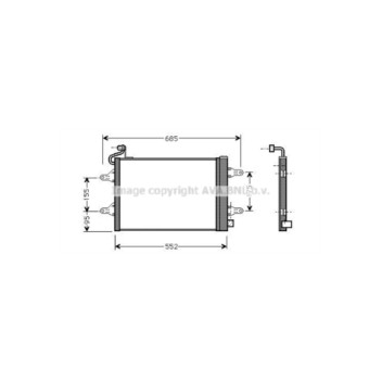 AVA SAA5007D - Condenser (A/C)