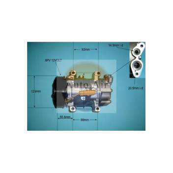 Auto Air 14-7482P - Compressor (A/C)