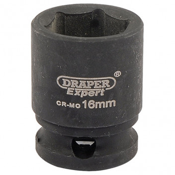 Draper Expert 06876 - Expert 16mm 3/8" Square Drive Hi-Torq&#174; 6 Point Impact Socket