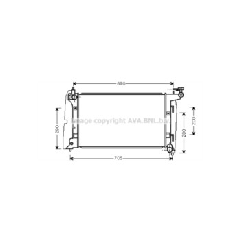 AVA TOA2290 - Radiator