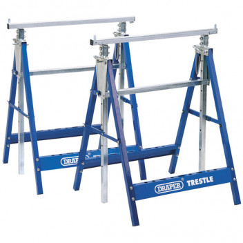 Draper 54053 - Pair of Telescopic Saw Horses or Builders Trestles