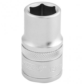 Draper Expert 16602 - 1/2" Square Drive 6 Point Metric Socket (13mm)