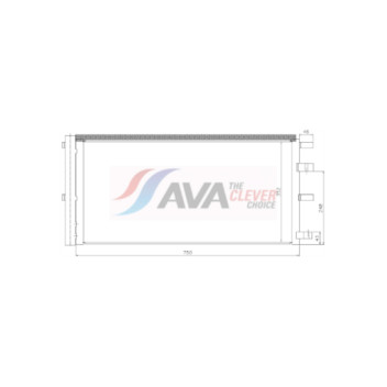 AVA FD5724D - Condenser (A/C)