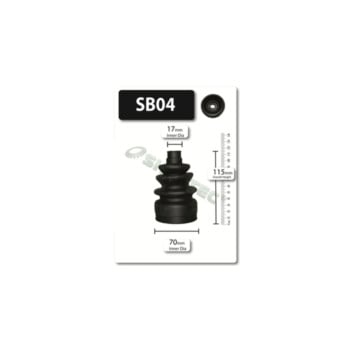 Shaftec SB04 - CV Boot Kit (Front Outer)