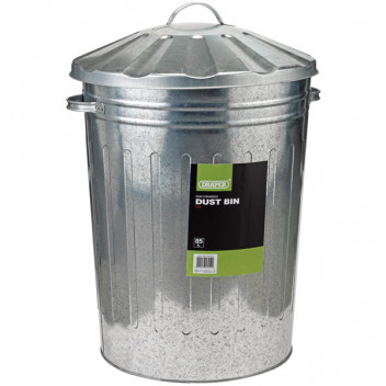 Draper 53254 - Galvanised Dust Bin (85L)