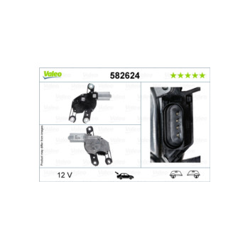 Valeo 582624 - Wiper Motor (Rear)