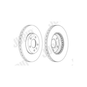 Jurid 562631JC-1 - Brake Disc (Front)