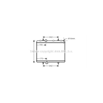 AVA PE2281 - Radiator