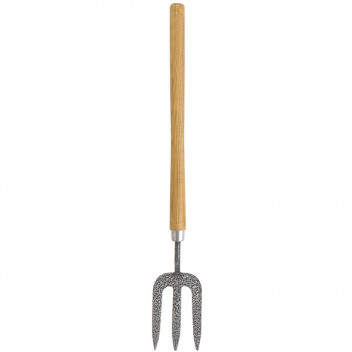 Draper 01776 - Carbon Steel Weeding Fork with Intermediate Length Ash Handle