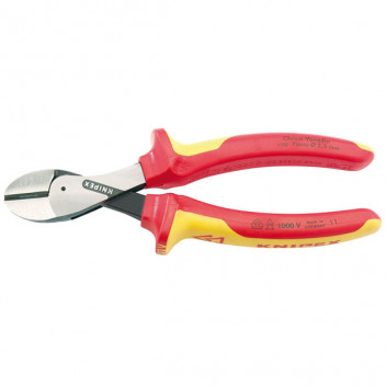 Draper 54087 - Knipex VDE Fully Insulated 'X Cut' High Leverage Diagonal Side Cutters