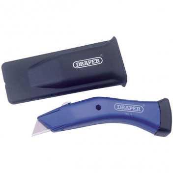 Draper 55059 - Heavy Duty Retractable Trimming Knife with Quick Change Blade Facility