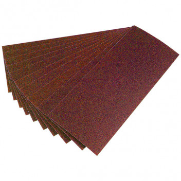 Draper 59105 - Ten 280 x 115mm 60 Grit Aluminium Oxide Sanding Sheets