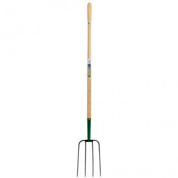 Draper 63579 - 4 Prong Manure Fork with Wood Shaft