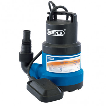 Draper 61584 - 191L/Min Submersible Water Pump with Float Switch (550W)
