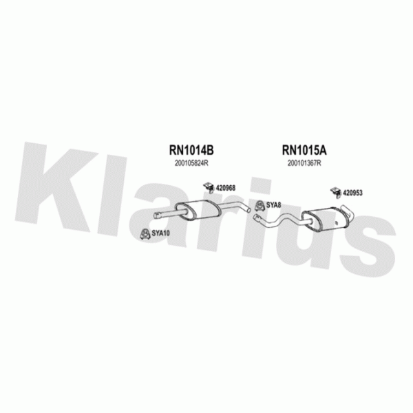 Klarius 721251 - Exhaust System