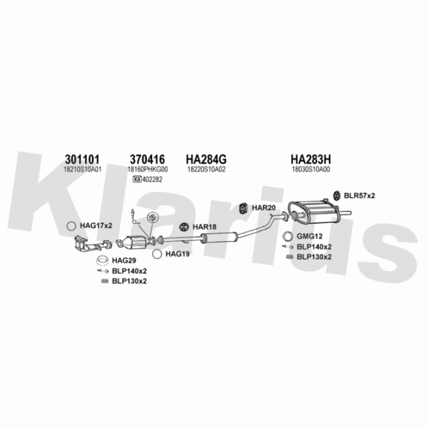 Klarius 420236 - Exhaust System