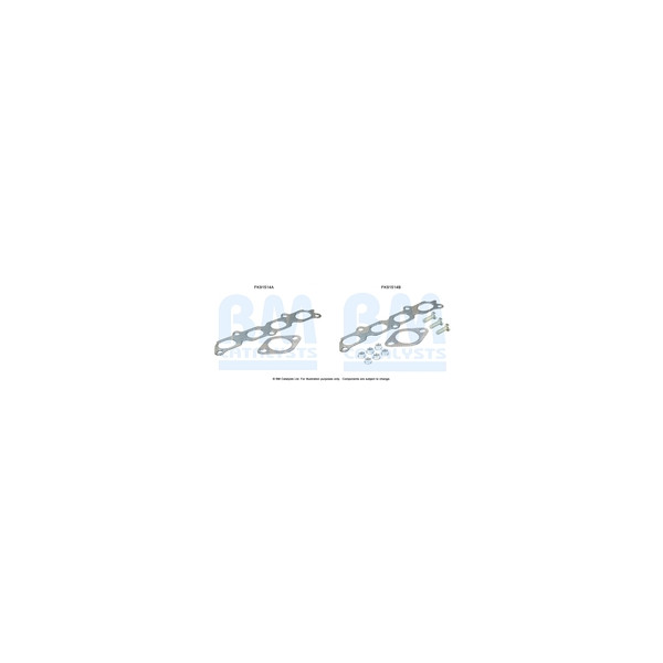 BM Catalysts FK91514 - Fitting Kit-Catalyst (Front)
