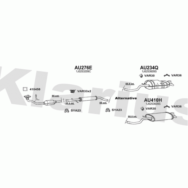Klarius 931443 - Exhaust System