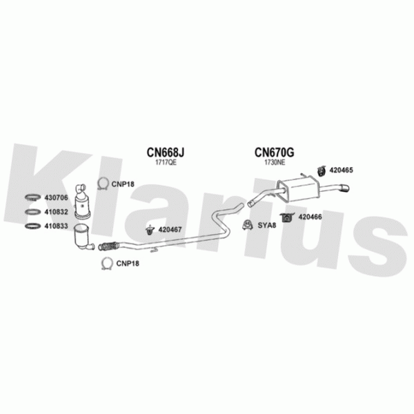 Klarius 180978 - Exhaust System