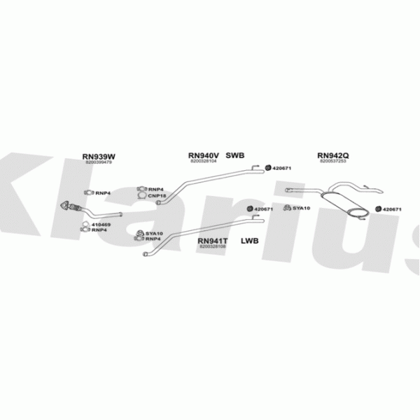 Klarius 391912 - Exhaust System