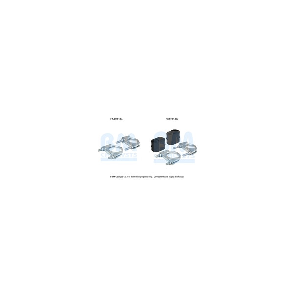 BM Catalysts FK50443 - Fitting Kit-Exhaust (Rear)