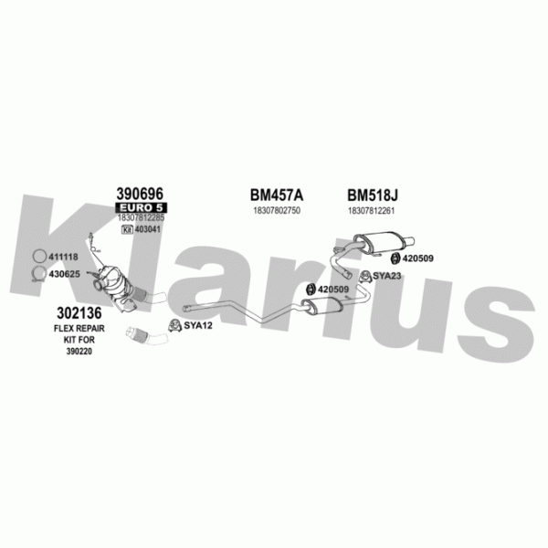 Klarius 060608 - Exhaust System