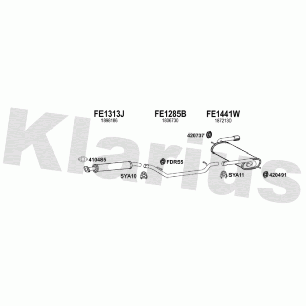 Klarius 362579 - Exhaust System