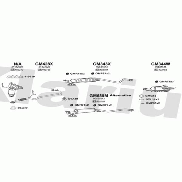 Klarius 391238 - Exhaust System