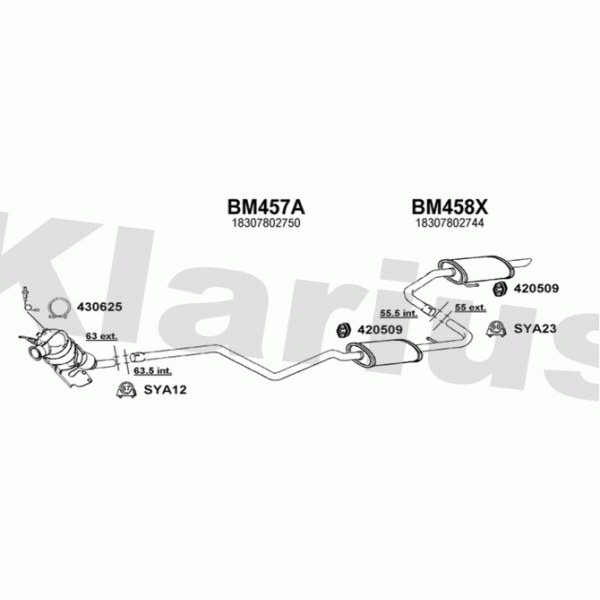 Klarius 060596 - Exhaust System
