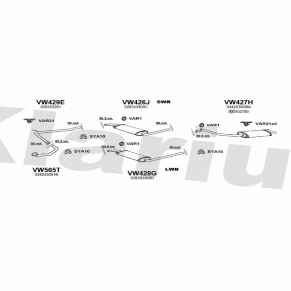 Klarius 930640 - Exhaust System