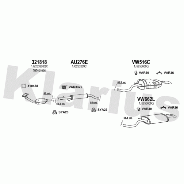Klarius 931699 - Exhaust System