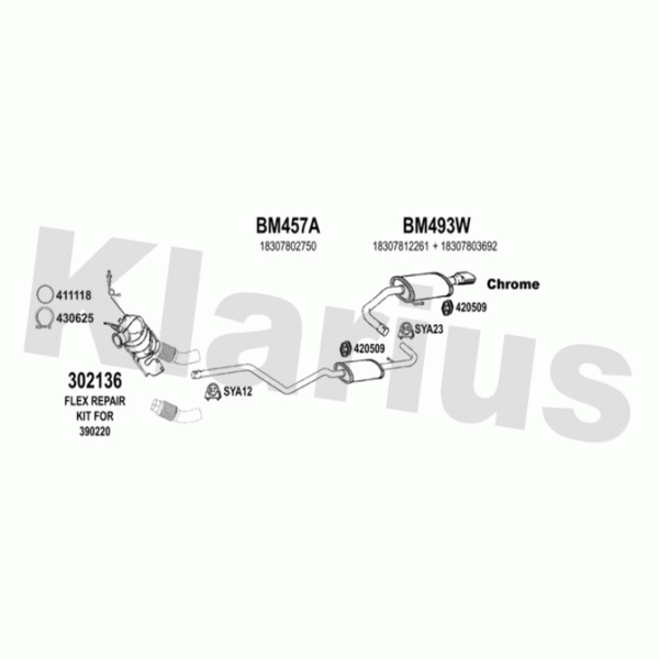 Klarius 060536 - Exhaust System