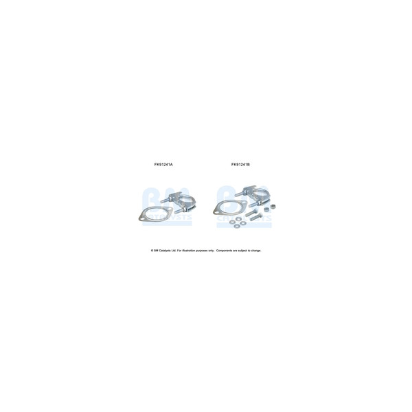 BM Catalysts FK91241 - Fitting Kit-Catalyst (Rear)