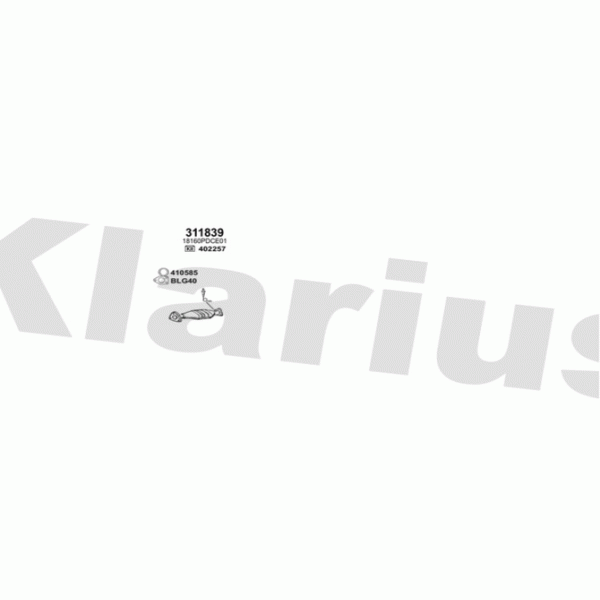 Klarius 420537 - Exhaust System