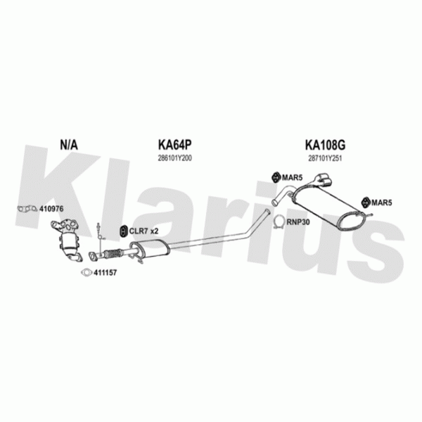 Klarius 500137 - Exhaust System