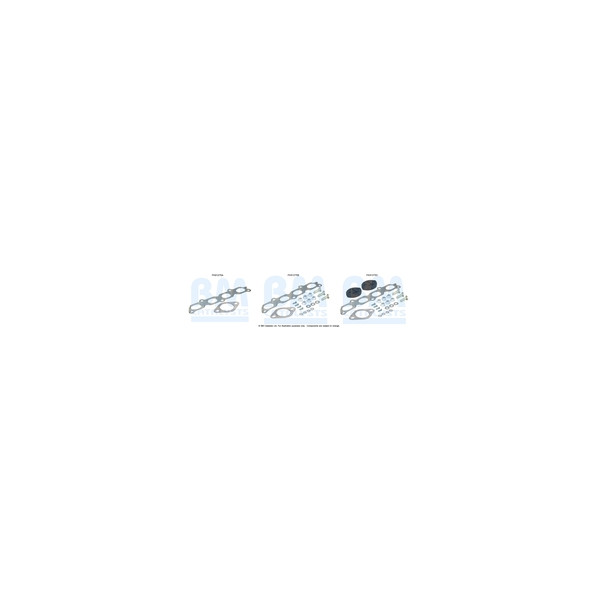 BM Catalysts FK91275 - Fitting Kit-Catalyst (Front)