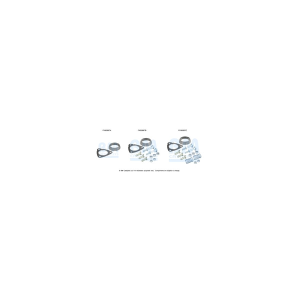 BM Catalysts FK90887 - Fitting Kit-Catalyst