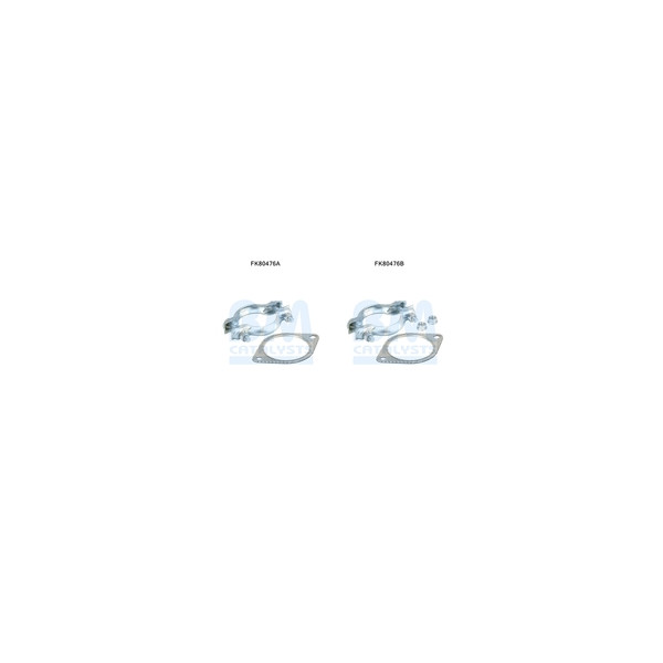 BM Catalysts FK80476 - Fitting Kit-Catalyst (Rear)