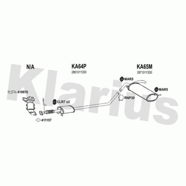 Klarius 500068 - Exhaust System