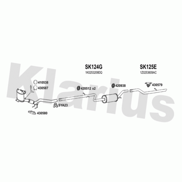 Klarius 931744 - Exhaust System