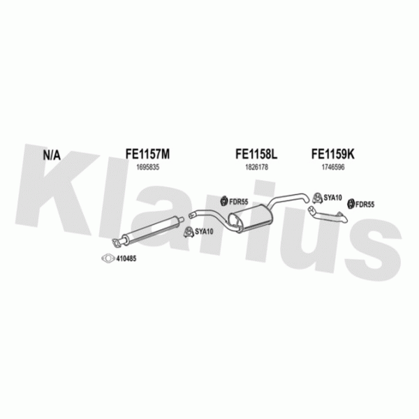 Klarius 362249 - Exhaust System